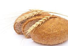 Bread With Wheat And Ears Stock Images Bread With Wheat And Ears Stock Images