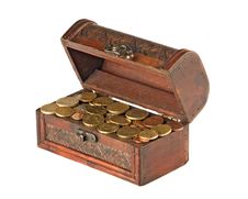 Wooden Treasure Chest Stock Photography Wooden Treasure Chest Stock Photography