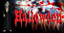 Halloween Cartoon Skeleton Royalty Free Stock Image Halloween Cartoon Skeleton Royalty Free Stock Image