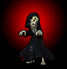 The Cartoon Grim Reaper Royalty Free Stock Images The Cartoon Grim Reaper Royalty Free Stock Images