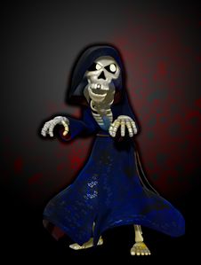 The Cartoon Grim Reaper Stock Images The Cartoon Grim Reaper Stock Images
