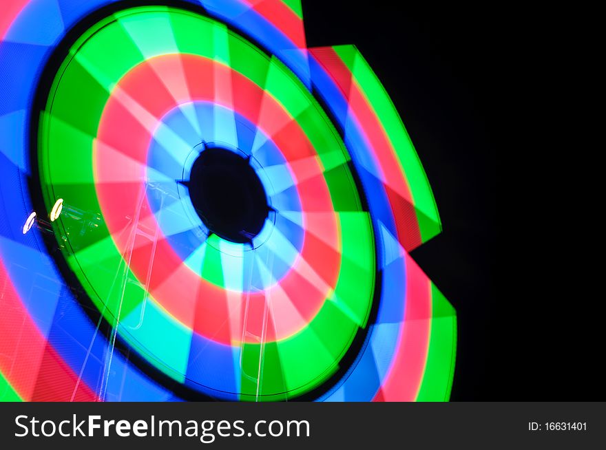 Abstract and colorful neon lamps, Bangkok, Thailand. Abstract and colorful neon lamps, Bangkok, Thailand.