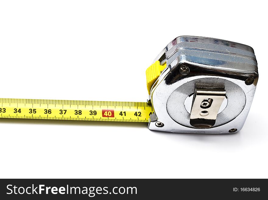 Tape Measure Isolated On White