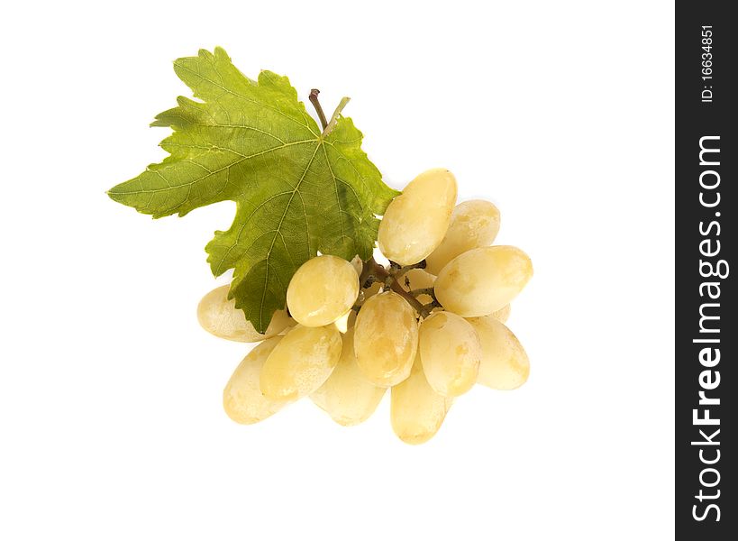 Bunch Of Grapes Isolated
