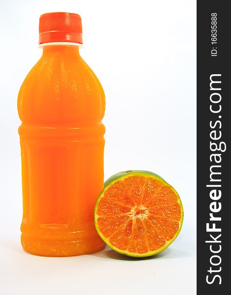 Orange Juice on white background. Orange Juice on white background.