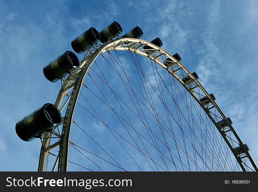 Singapore Flyer, giant observation wheel.