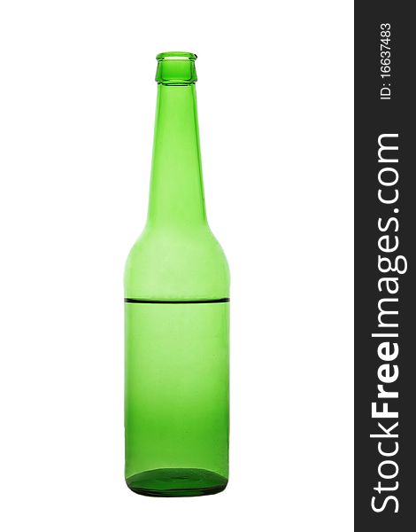 Open beer isolated on a white background. Open beer isolated on a white background