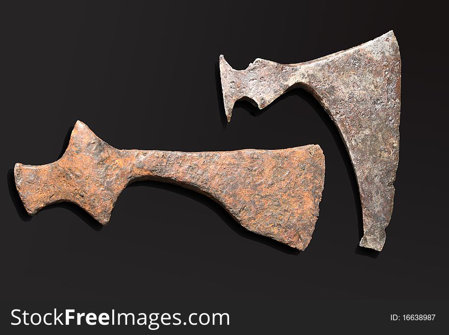 Two wery old axe Slav 9-12 century