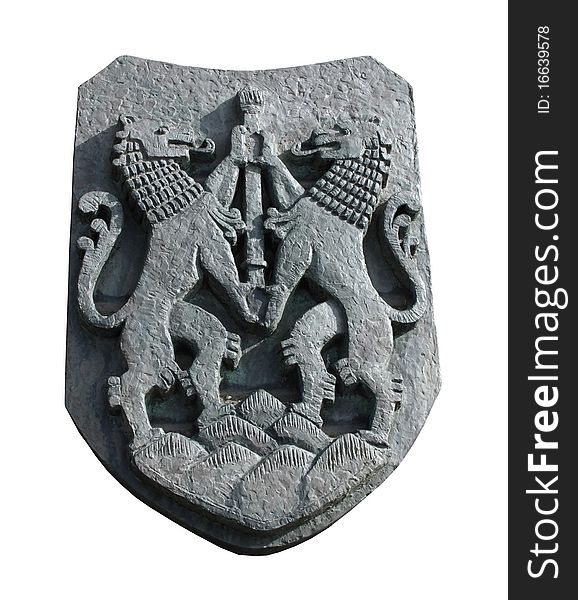 This image represents an ancient seal or coat-of-arms