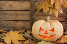 Halloween Creepy Pumpkin Royalty Free Stock Image Halloween Creepy Pumpkin Royalty Free Stock Image