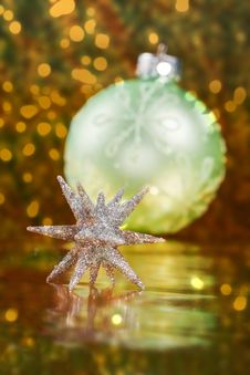 Glittering 3D Christmas Star Stock Photo Glittering 3D Christmas Star Stock Photo