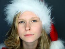 Moody Image Of Miss Santa Stock Photography Moody Image Of Miss Santa Stock Photography