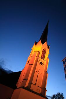 Church In Dawn Royalty Free Stock Image Church In Dawn Royalty Free Stock Image