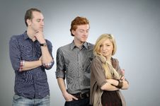 Young People Communicating Royalty Free Stock Image