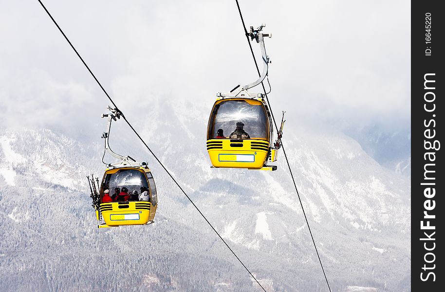 The ski resort Schladming . Austria. The ski resort Schladming . Austria