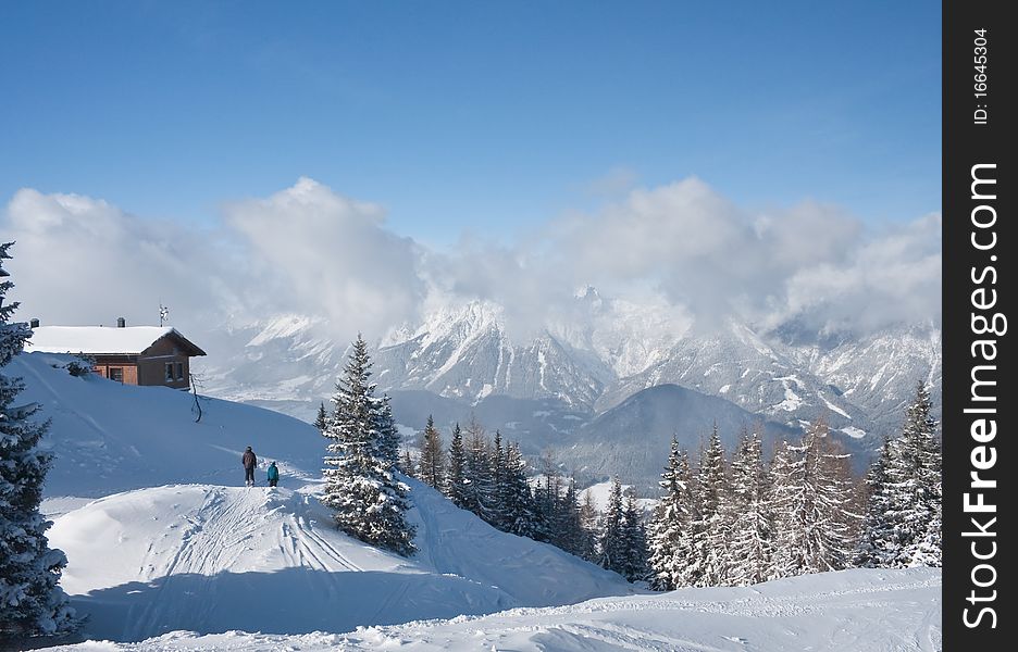 Ski resort Schladming . Austria