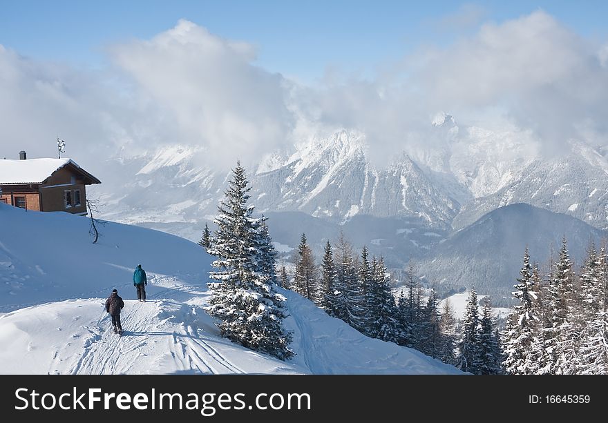 Ski resort Schladming . Austria