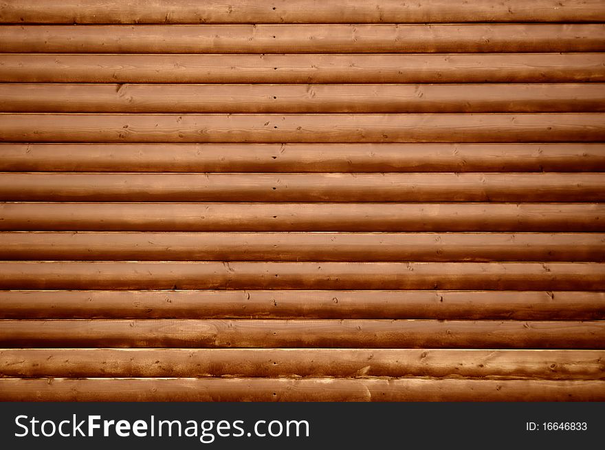 A wooden wall as a background