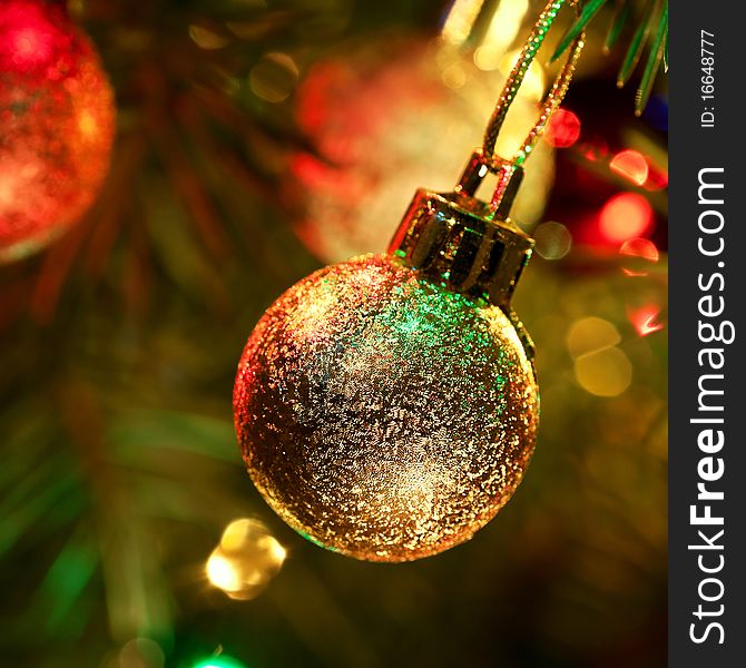 Christmas-tree And Decoration Balls