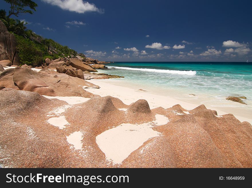 The beaches of the Seychelles are the last paradise. The beaches of the Seychelles are the last paradise