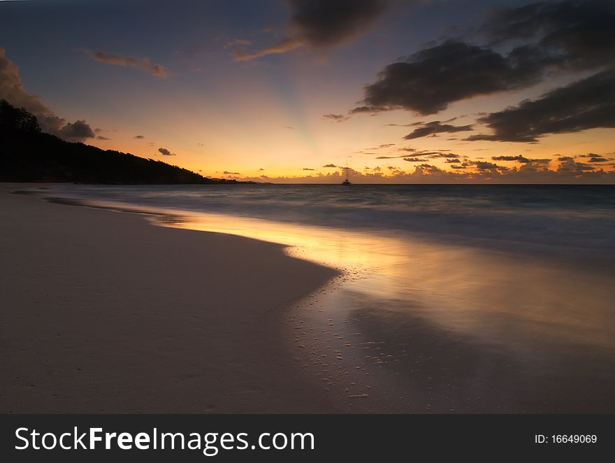 The beaches of the Seychelles are the last paradise. The beaches of the Seychelles are the last paradise