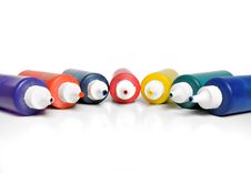 Color Tubes Stock Photo