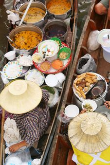 The Floaing Market Royalty Free Stock Images The Floaing Market Royalty Free Stock Images