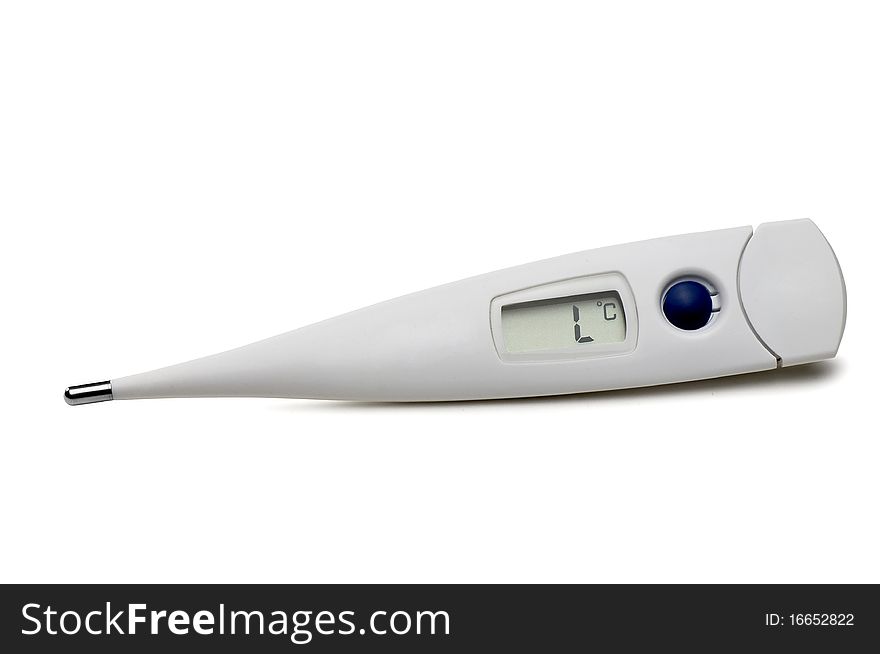 Digital Thermometer on white background. Digital Thermometer on white background