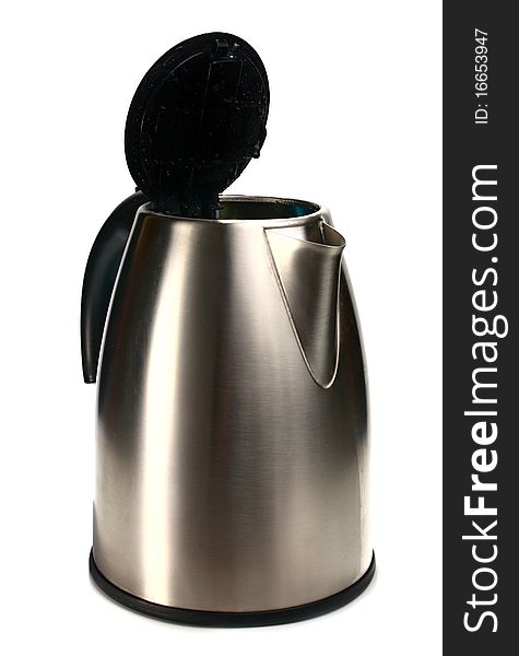 Electric Kettle With An Open Lid