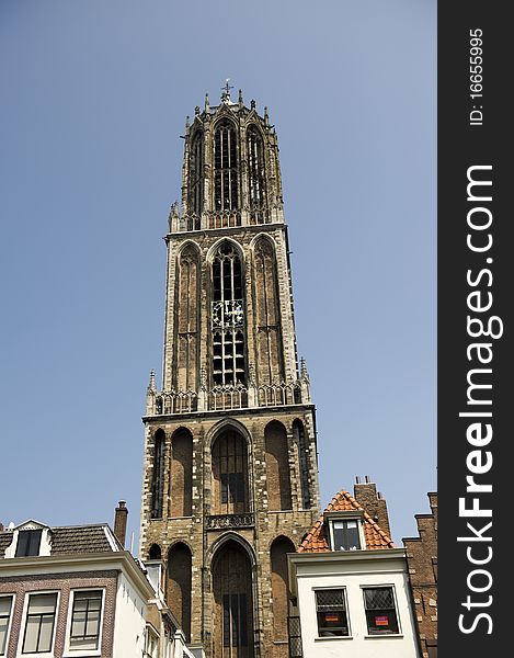 A cathedral in amsterdam netherlands