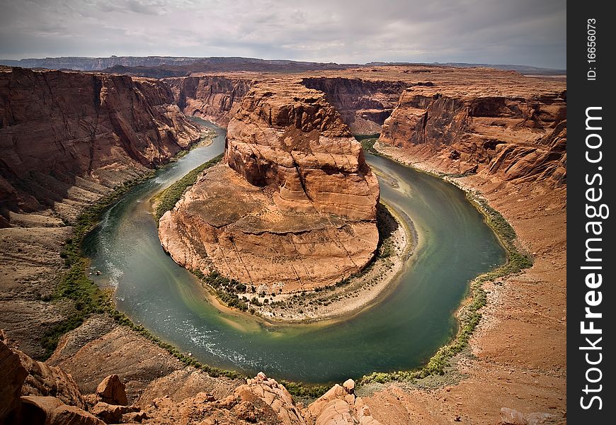 Horse Shoe Bend at Utah, USA