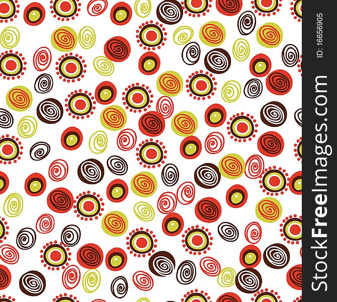 Colorful seamless with flowers pattern. Colorful seamless with flowers pattern