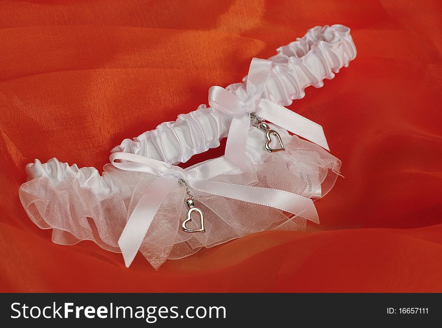 Two garters for a bride