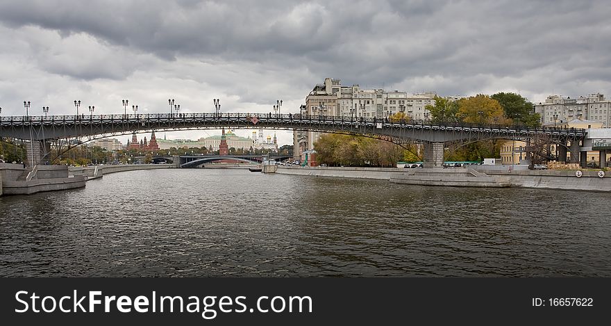 Bridge through Moscow-river