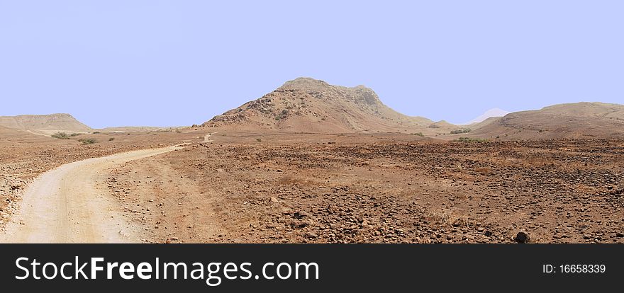 Desert in Boavista Cape Verde. Desert in Boavista Cape Verde