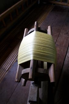 Thai Silk Roll Royalty Free Stock Photography Thai Silk Roll Royalty Free Stock Photography