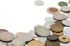 Old Coins Background Stock Photography Old Coins Background Stock Photography