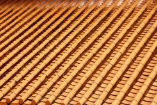 Yellow Roof Glazed Tiles Royalty Free Stock Image Yellow Roof Glazed Tiles Royalty Free Stock Image