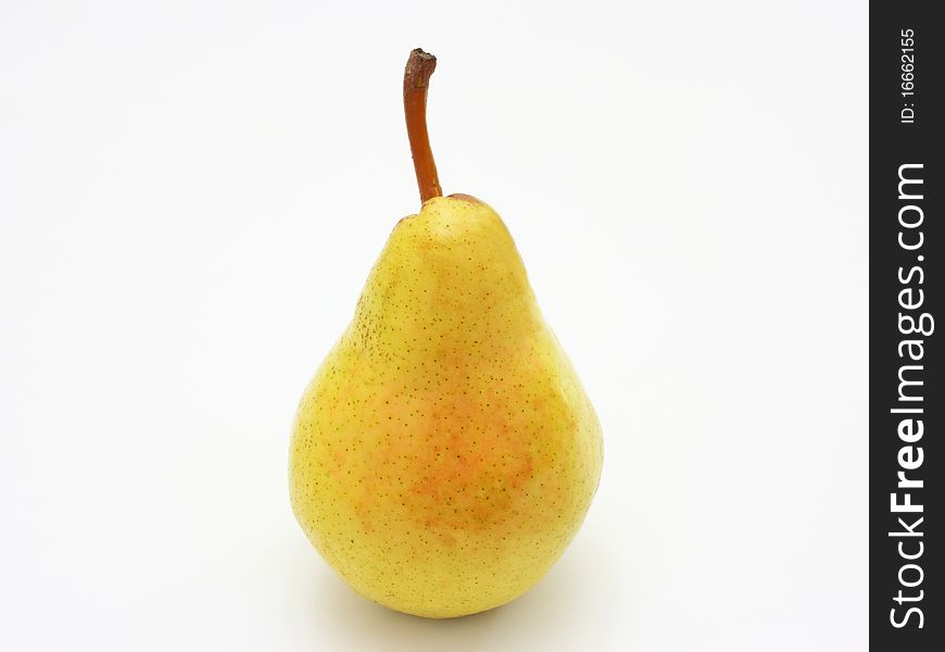 Ripe pears.Objects are isolated on a white background.