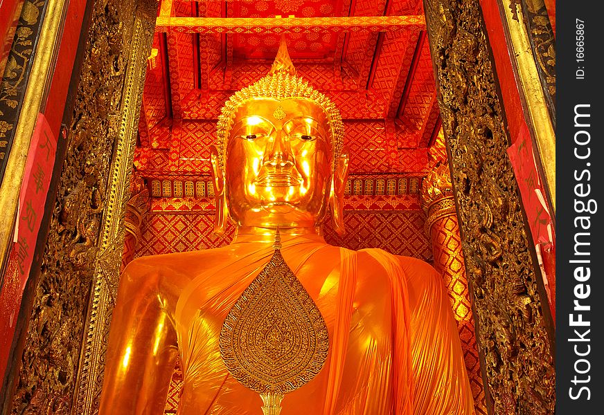 Buddha statue in temple , Ayutthaya , Thailand