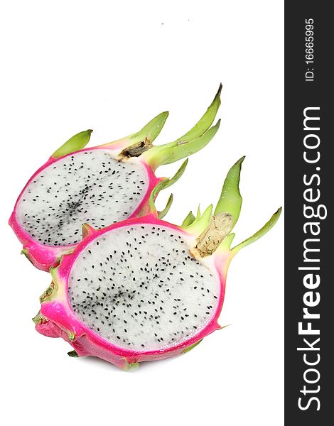 Pitaya on a white background. Pitaya on a white background