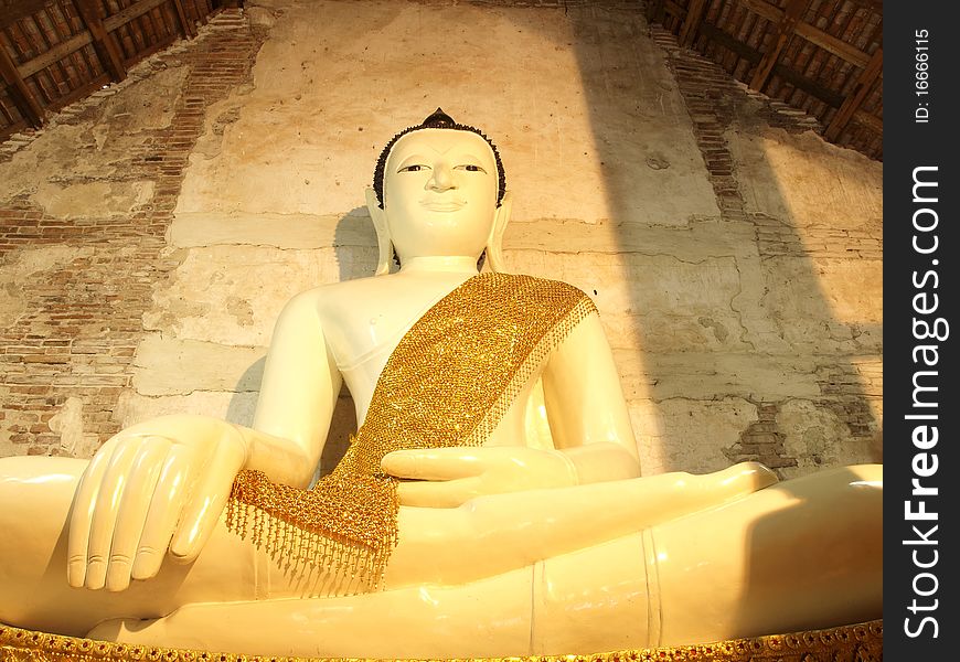Buddha statue in temple , Ayutthaya , Thailand