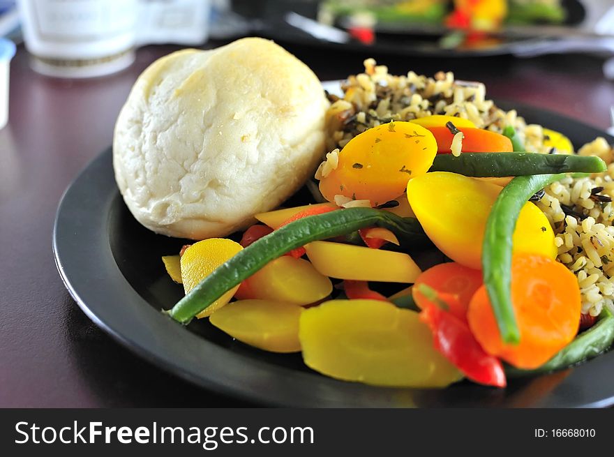 Healthy and colorful vegetables as a side dish for a nutritious diet.