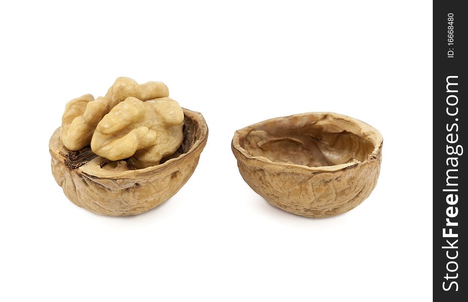 Walnut With Clipping Path