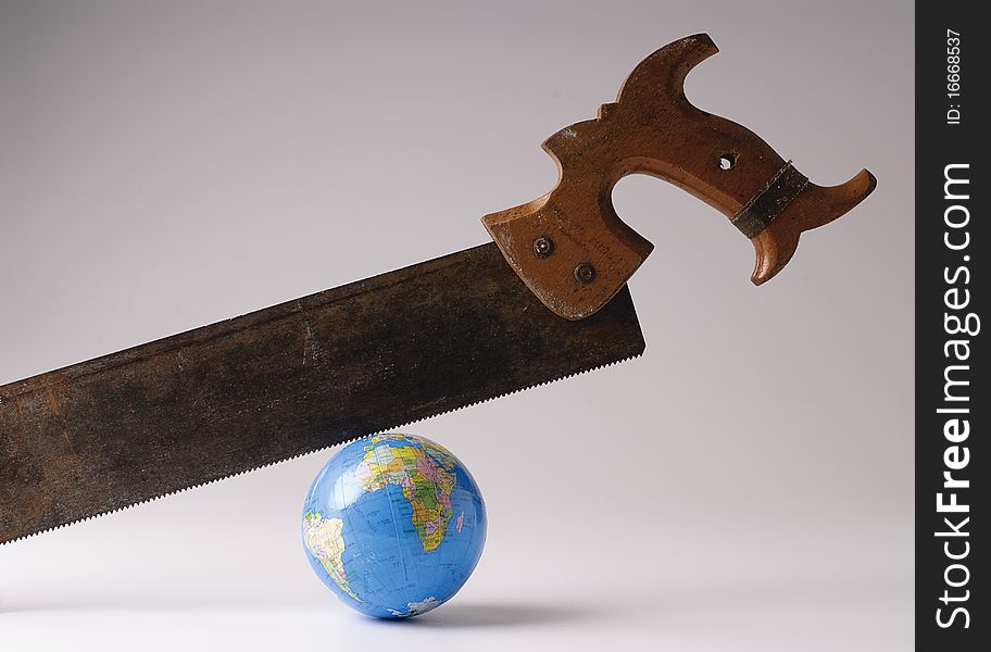 A knife ready to cut the world