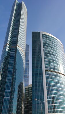 Office Buildings Against The Blue Sky Royalty Free Stock Photo Office Buildings Against The Blue Sky Royalty Free Stock Photo