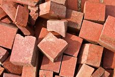 Pile Of Broken Bricks Royalty Free Stock Image Pile Of Broken Bricks Royalty Free Stock Image