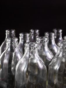 Empty Bottles Royalty Free Stock Photo Empty Bottles Royalty Free Stock Photo