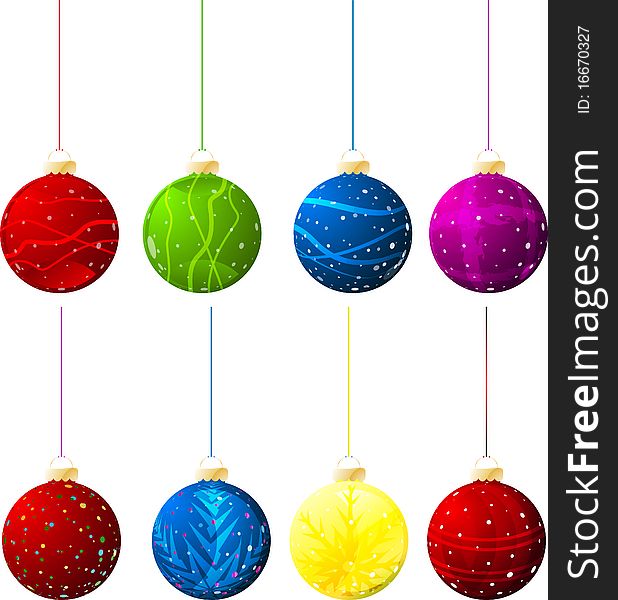 Vector Christmas Balls