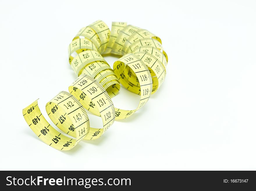 Yellow measuring tape